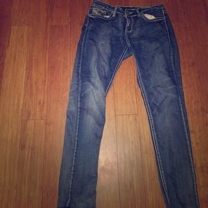 Mid rise vintage flex jeans